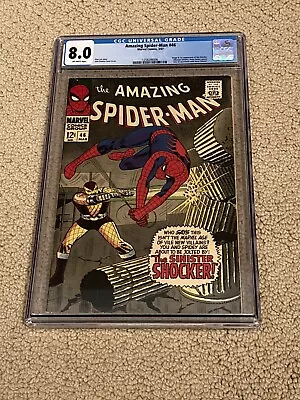 Buy Amazing Spider-Man 46 CGC 8.0 OW Pages (1st App Of The Shocker) + Magnet • 799.89£