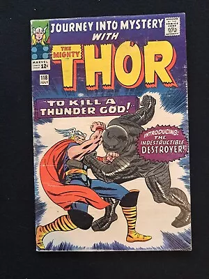 Buy Journey Into Mystery 118 Marvel Comics 1965 Thor 1st Appearance Of The Destroyer • 56.13£