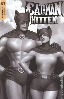 Buy Cat-Man And Kitten 1G Jung B&W 1:7 Variant VF 2022 Stock Image • 2.37£