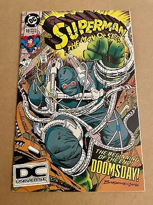 Buy Superman Man Of Steel #18 RARE 5th Print DC Logo Variant 1st Doomsday Appearance • 98.78£
