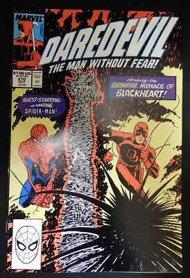 Buy Daredevil 270 Marvel Comic 1st Appearance Blackheart Nocenti Romita Jr 1989 Fn+ • 11.99£