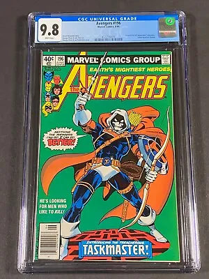 Buy Avengers #196 1980 CGC 9.8 Newsstand 4122350016 George Perez Taskmaster • 1,925.93£