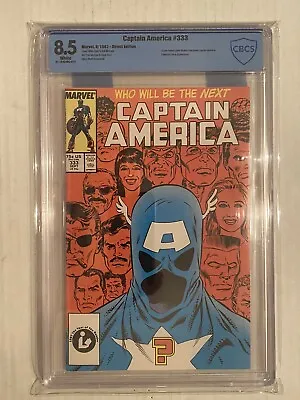 Buy Captain America 333 CBCS 8.5 (White Pages) John Walker Becomes Captain America • 35.58£