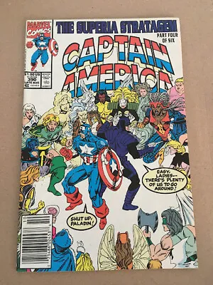 Buy Captain America # 390 Vf Marvel Comics 1991 Newsstand Copy • 2.18£