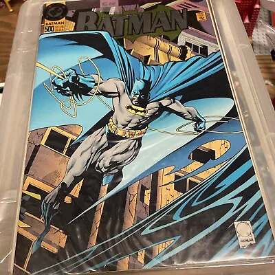 Buy Batman #500 Collectors Edition Foil Cover (1993,Doug Moench/Jim Aparo) • 4.01£