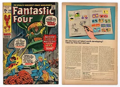 Buy Fantastic Four #108 (VG/FN 5.0) 1st App Nega-Man Final Jack Kirby FF 1971 Marvel • 11.39£