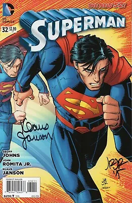 Buy Superman #32 (VFN)`14 Johns/ Romita Jr  (Autographed)  • 17.95£