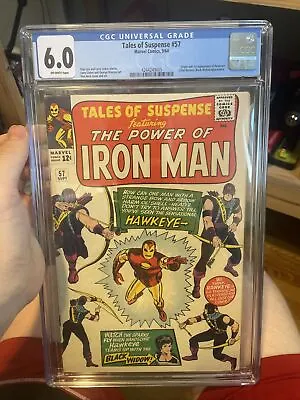 Buy Tales Of Suspense #57 - Marvel 1964 CGC 6.0 Origin And 1st Appearance Of Hawkeye • 707.05£