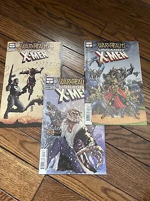 Buy War Of The Realms: Uncanny X-Men Complete Set Issues 1-3. Issue 1 Is B Cover NM • 6£