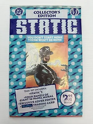 Buy STATIC #1 DC Comics Collectors Edition Bagged Boarded UNOPENED COPY!! Mint! • 65£