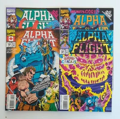 Buy Lot Of 4 1993 Marvel Alpha Flight Comics #123-126 VF/NM • 8.44£