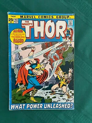 Buy Thor 193 - VG (4.0) - Silver Surfer Appearance • 30.18£