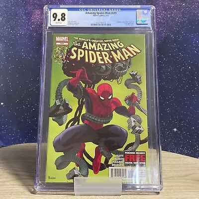 Buy Amazing Spider-Man #699 (2013) Paolo Rivera Cover CGC 9.8 White Pages • 64.21£