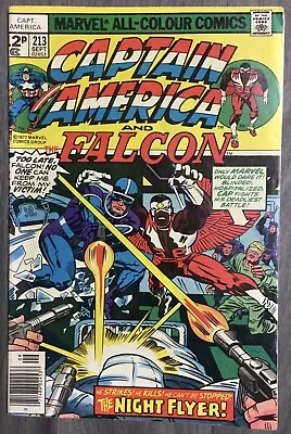 Buy Captain America No. #213 September 1977 Marvel Comics VG/G • 7£