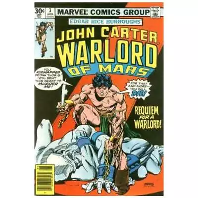 Buy John Carter: Warlord Of Mars (1977 Series) #3 In VF Minus. Marvel Comics [w| • 4.05£