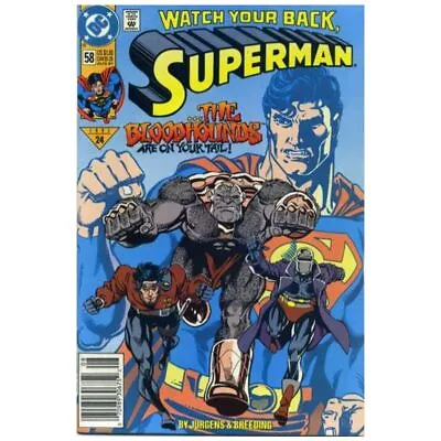 Buy Superman (1987 Series) #58 Newsstand In Near Mint Condition. DC Comics [y] • 7.51£