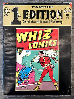 Buy DC Treasury F-4 Famous First Edition: Whiz Comics #1 (1974) Bronze Age DC Comic! • 3.97£