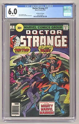 Buy Doctor Strange 17 (CGC 6.0) Gene Colan 30 Cent Price Variant 1976 Marvel O421 • 39.98£