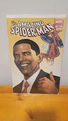 Buy The Amazing Spider-Man #583 2nd Printing Variant Barack Obama Cover • 56.25£