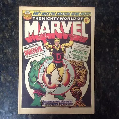 Buy The Mighty World Of Marvel #20 1st UK Marvel Daredevil 17 February 1973  • 6.99£