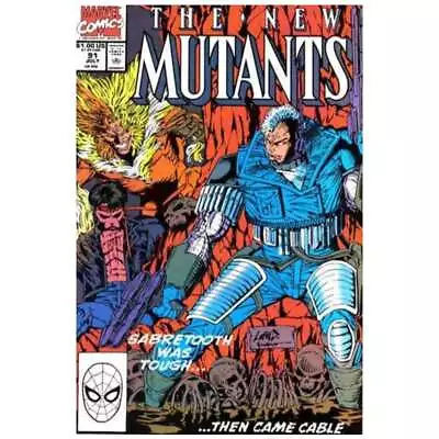 Buy New Mutants (1983 Series) #91 In Near Mint Minus Condition. Marvel Comics [w' • 6.04£