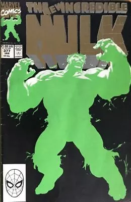 Buy Incredible Hulk #377 - Marvel Comics - 1991 - Gold Variant - 1st App Professor H • 45£