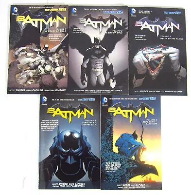 Buy DC Comics The New 52 Batman Volumes 1-5 Graphic Novels Paperback Comic Books • 25£