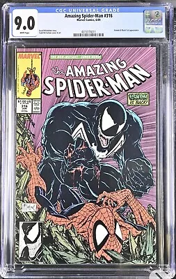 Buy Amazing Spider-Man #316 CGC 9.0 - Venom Cover - Marvel Comics • 160£