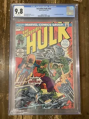 Buy Incredible Hulk 163 Rare CGC 9.8 First Appearance Of The Gremlin Herb Trimpe MCU • 1,159.30£