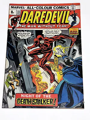 Buy Daredevil #115 - 1974 - Black Widow - 1st Wolverine Ad And MVS Intact • 23£