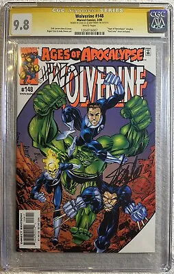 Buy Wolverine #148 CGC SS 9.8 Double Signed Stan Lee Herbe Trimpe Signature RARE￼ • 514.52£
