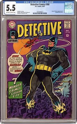 Buy Detective Comics #368 CGC 5.5 1967 4325408012 • 56.77£
