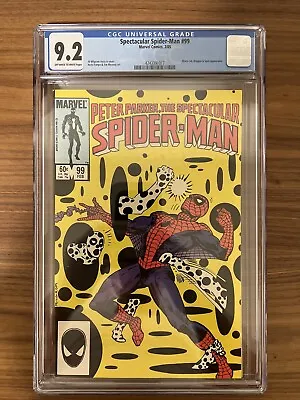 Buy Spectacular Spider-Man 99 (Marvel, 1985)  CGC 9.2 WP  **2nd Appearance Spot** • 79.95£