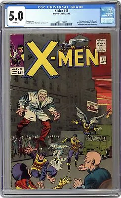 Buy Uncanny X-Men #11 CGC 5.0 1965 4061128007 1st App. The Stranger • 268.57£