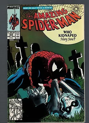 Buy Marvel Comics Amazing Spiderman 308 1988 N/Mint 9.2 Kidnapped • 18.99£