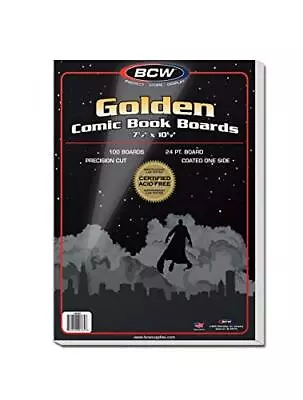 Buy BCW Supplies Golden Comic Backing Boards (100 Count) • 19.13£