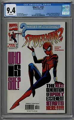 Buy What If... #105 CGC 9.4 1st May Parker Spider-Girl Mary Jane New Green Goblin • 237.18£