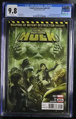 Buy Totally Awesome Hulk #22 First Print Cgc 9.8 First Appearance Of Weapon H Marvel • 63.73£