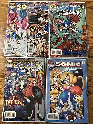 Buy Sonic The Hedgehog #75 76 77 78 79 Lot Run Set Archie Adventure SEGA Low Print • 47.49£
