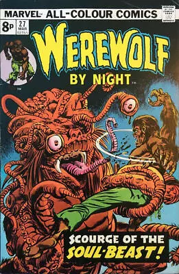 Buy Werewolf By Night (1972) #  27 UK Price (5.5-FN-) The Soul-Beast 1975 • 14.85£