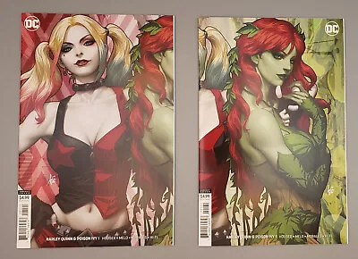 Buy Harley Quinn And Poison Ivy #1 Artgerm Connecting Variant Set (2019) DC • 27.87£