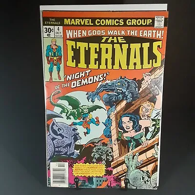 Buy ETERNALS #4 Jack Kirby Marvel, Night Of The Demons 1976 • 6.31£