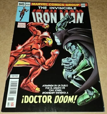 Buy Rare 1 Invincible Iron Man 593 NM MX 2nd Print Foreign Variant 150 Homage Doom • 19.74£