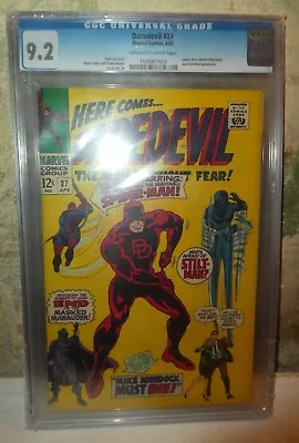 Buy Marvel Comics Daredevil 9.2 CGc Off  White Pages High Grade 27 1967 • 269.99£