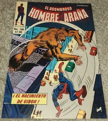 Buy Rare HTF Amazing Spider-man 110 MX 1st App Gibbon 1972 Hombre Araña 106 Variant • 31.60£