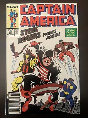 Buy Captain America 337 1st Steve Rodgers As The Captain • 11.92£