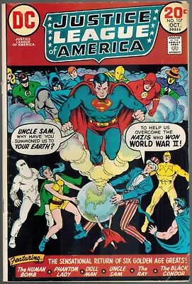 Buy Justice League Of America 107   1st Freedom Fighters VG JLA/JSA Team-Up  1973 • 23.95£