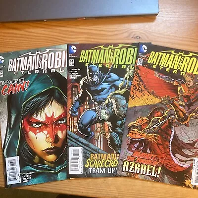 Buy Batman & Robin Eternal #13, #14 & #15 Set Red Hood Cassandra Cain Scarecrow DC • 8£