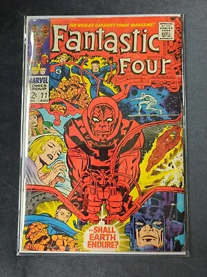 Buy Fantastic Four #77 Silver Surfer And Galactus Appearance Aug 1968 • 20£