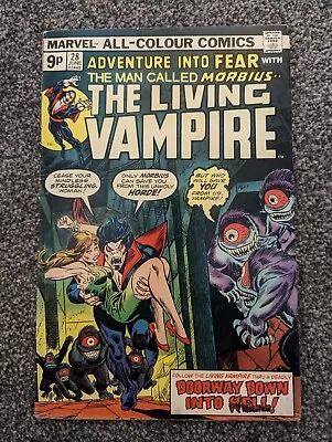 Buy Adventure Into Fear 28. Morbius. Marvel 1975. Combined Postage • 2.49£